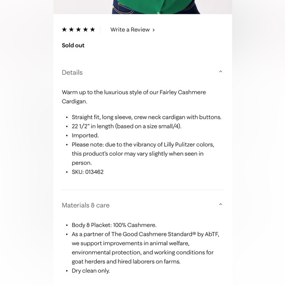 Lilly Pulitzer *PURPLE* Fairley Cashmere Cardigan Sweater Large - Picture 2 of 11